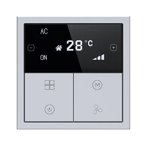 HDL Panel Tile Series OLED Thermostat Space Gray HDL-M/PTOL6.18 — image 1