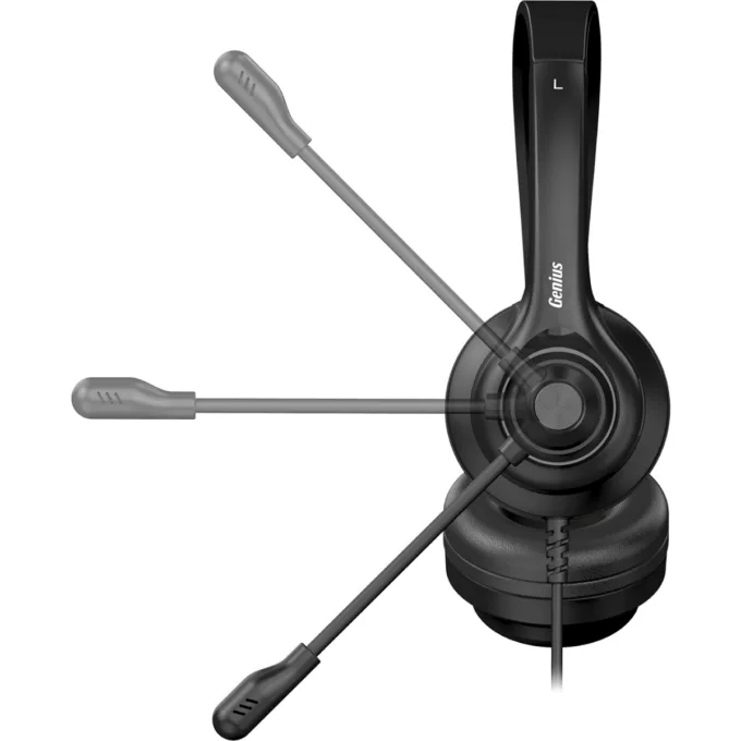 Genius PC Headset USB-A+C InLine Control & Ultra Soft Foam Cushions HS-235U AI (A+C) — image 4