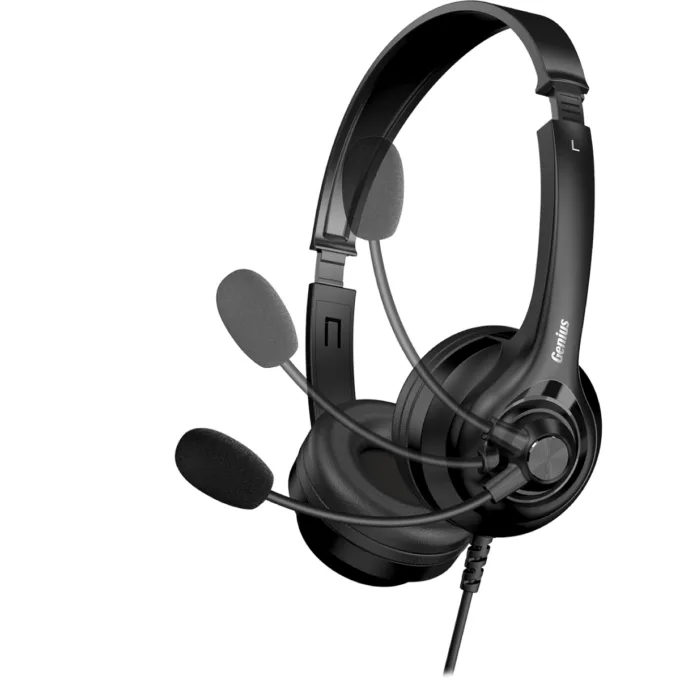 Genius PC Headset USB-A+C InLine Control & Ultra Soft Foam Cushions HS-235U AI (A+C) — image 5