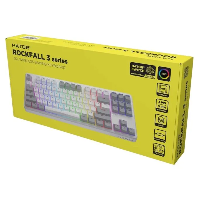 Hator Rockfall 3 TKL Wireless white — image 7