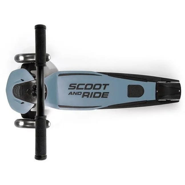 Scoot & Ride Highwaykick 5 LED Steel — image 3