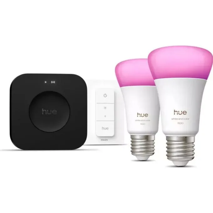 Philips Hue Bridge Pro + 2 x E27 + dimming regulator — image 1