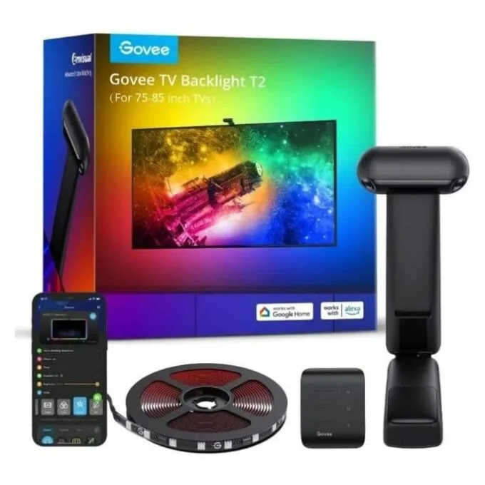 Govee H605C Envisual TV Backlight T2 | Taśma LED | dla TV 75-85 cali, RGBIC, Wi-Fi+Bluetooth — image 2