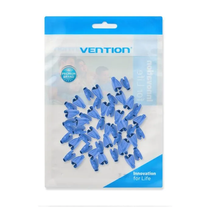 Vention NETWORK Connector Strain Relief Boots RJ45 Blue 50-pack — image 6
