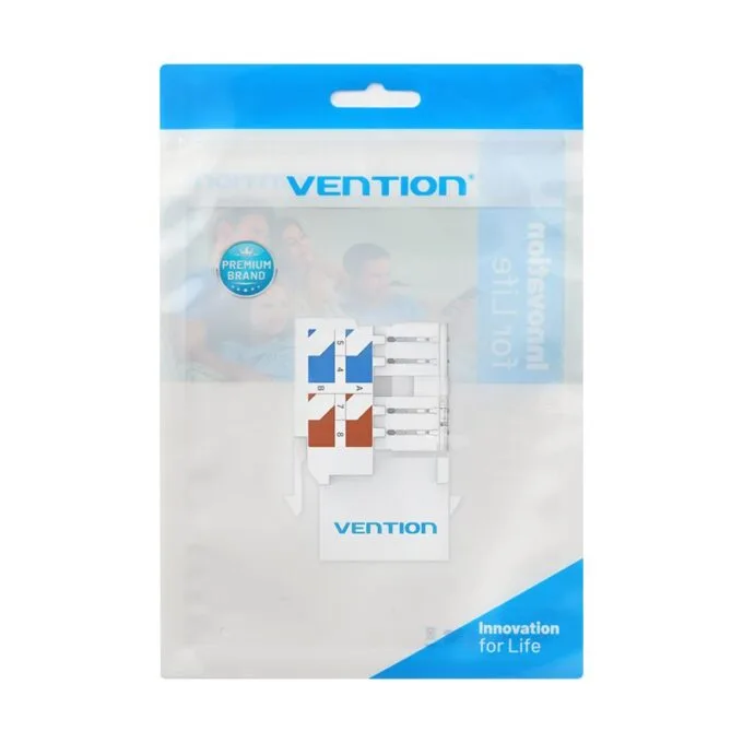 Vention NETWORK Keystone Jack CAT6 UTP White IRFW0 — image 13