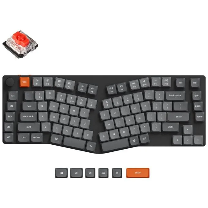 Keychron K15M-H1 75% Alice Red Switch RGB Hot-Swap — image 2