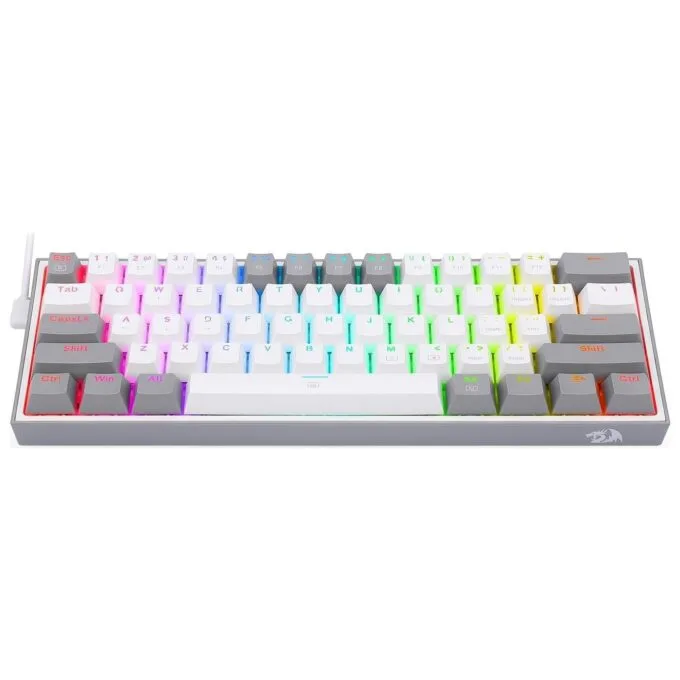 Redragon K617 Fizz RGB white/grey — image 2