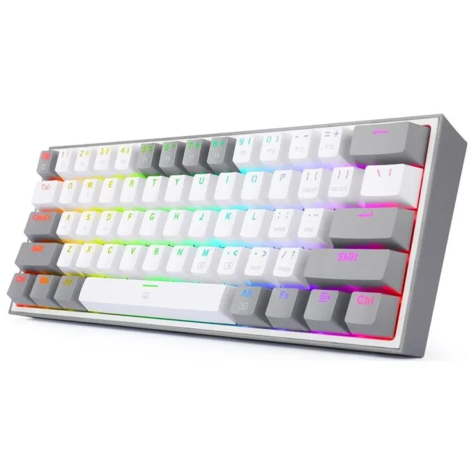 Redragon K617 Fizz RGB white/grey — image 3