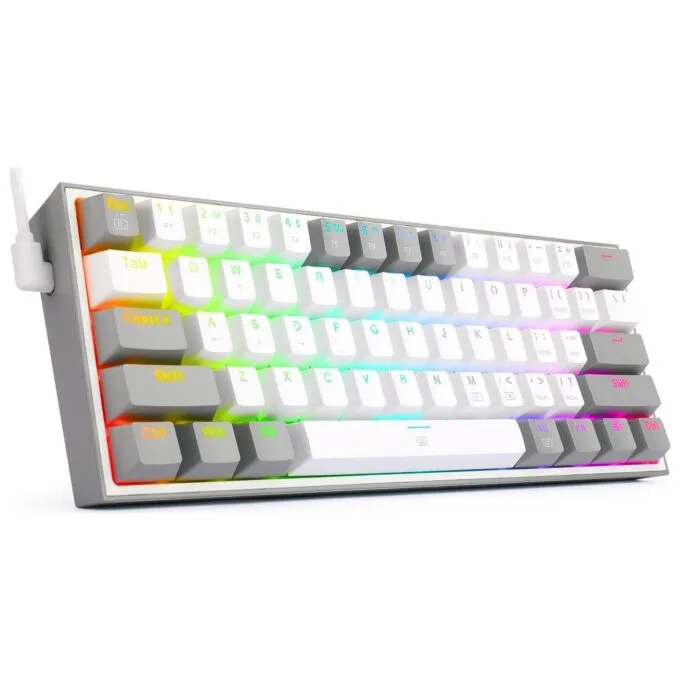 Redragon K617 Fizz RGB white/grey — image 4