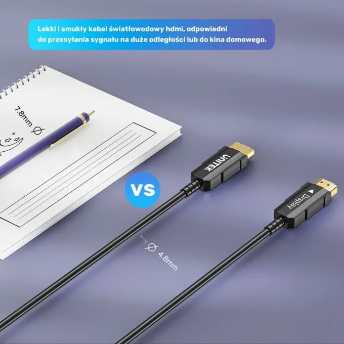 Unitek HDMI 2.0 optical cable AOC 4K 60Hz 12 m — image 11