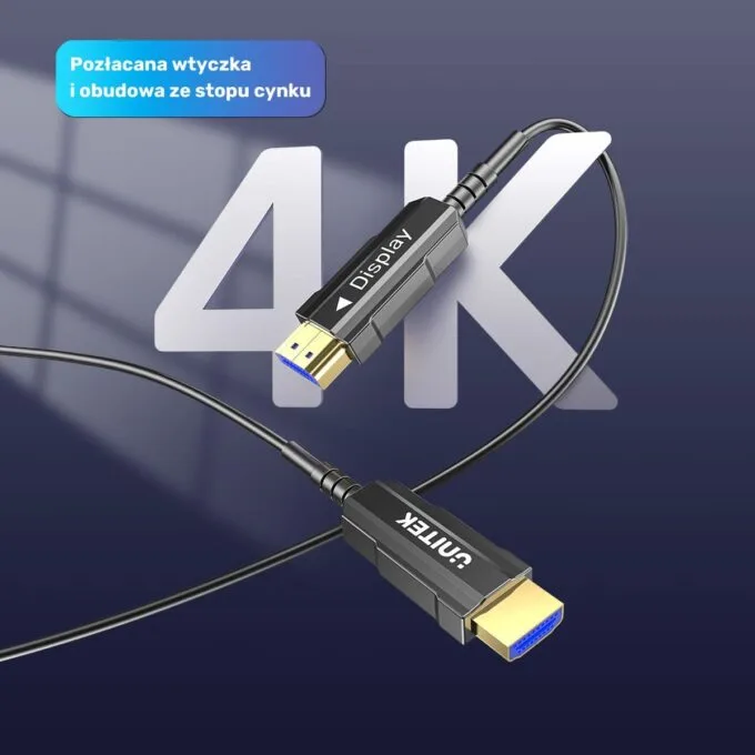 Unitek HDMI 2.0 optical cable AOC 4K 60Hz 12 m — image 9