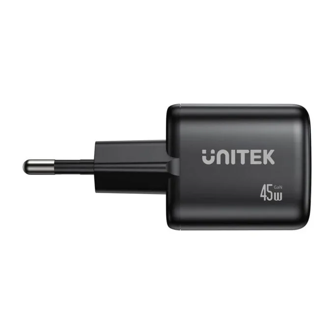 Unitek 45W, 2xUSB-C, PD 3.0, QC, black — image 3