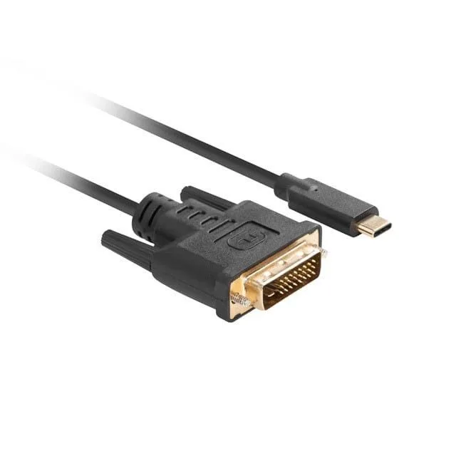 Lanberg USB-C - DVI-D (24+1) 3m black — image 3