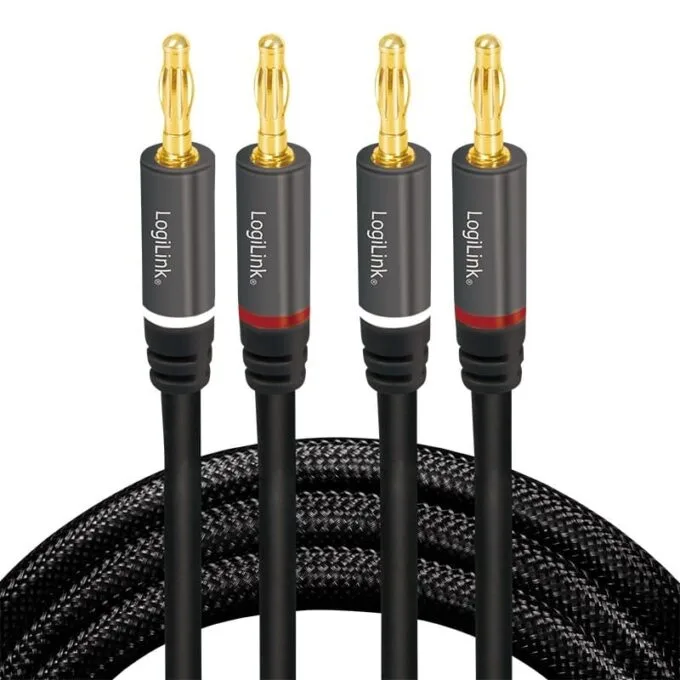 LogiLink audio, banana plug 5.0m — image 3