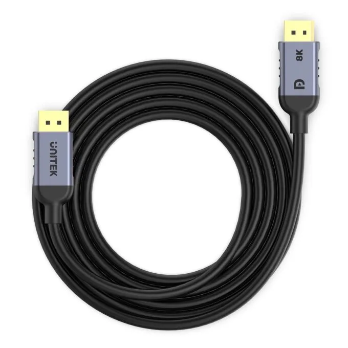Unitek Cable DisplayPort 1.4 8k 60hz, 4k 240hz, HD 1m — image 2