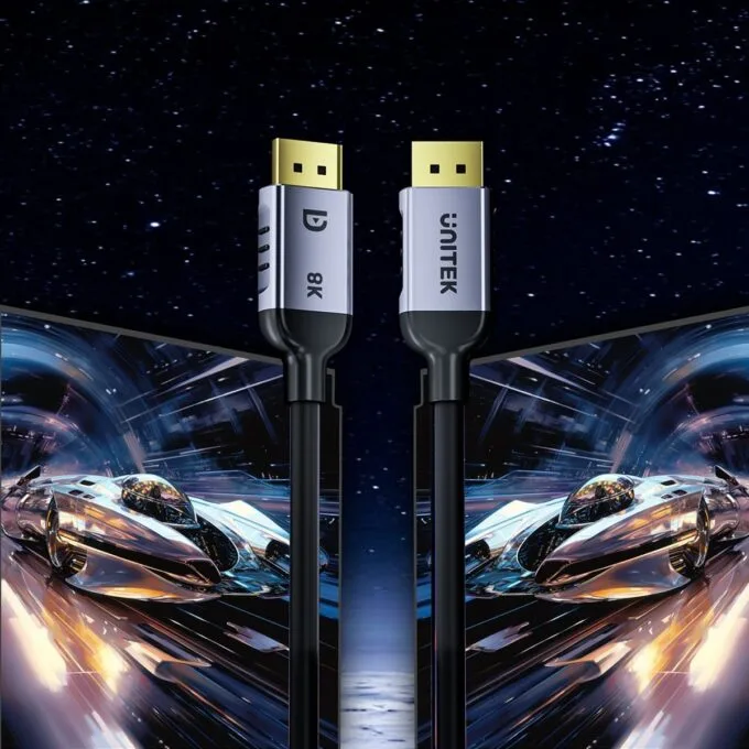 Unitek Cable DisplayPort 1.4 8k 60hz, 4k 240hz, HD 1m — image 5