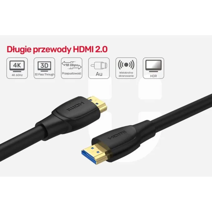 Unitek Cable High Speed HDMI 2.0 4K C11068BK 7 m — image 3