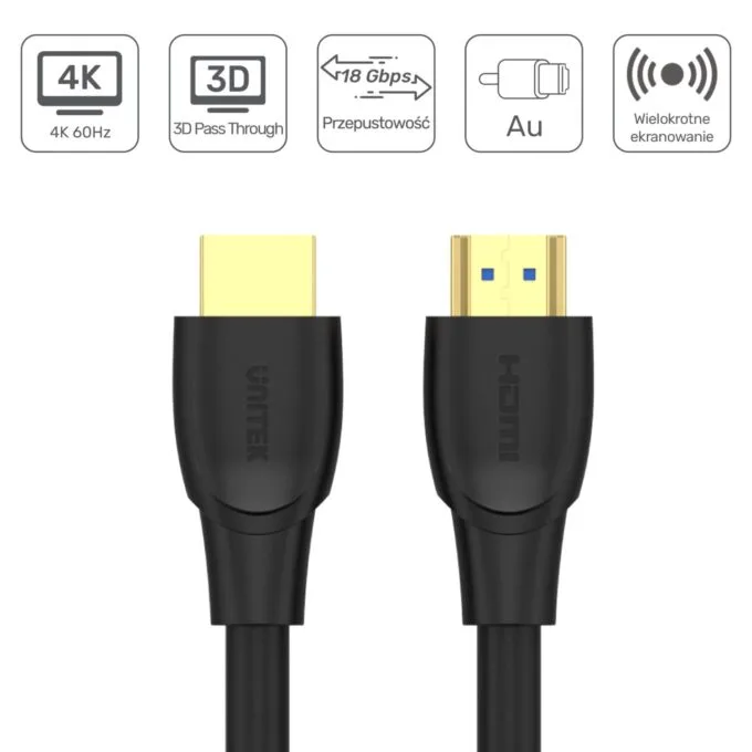 Unitek Cable High Speed HDMI 2.0 4K C11068BK 7 m — image 5