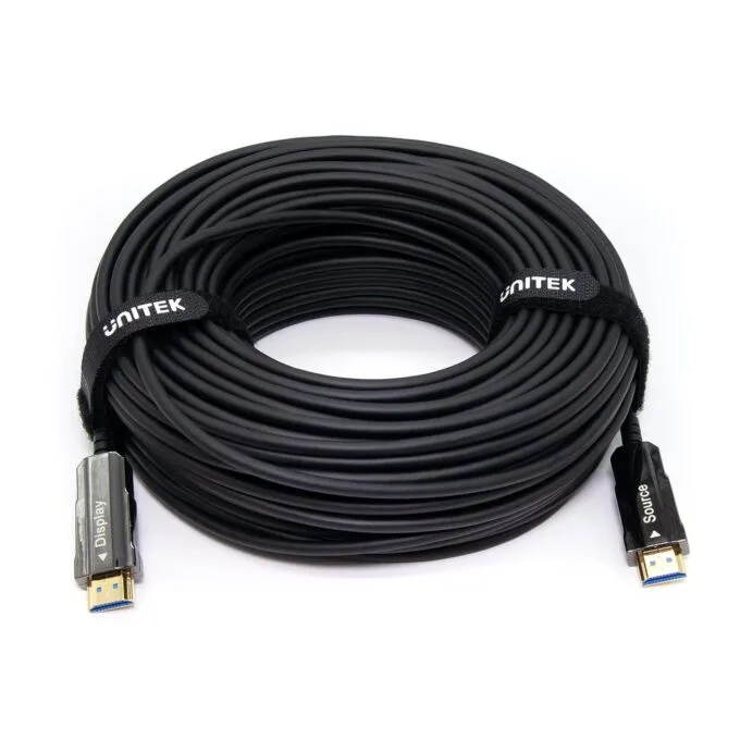 Unitek HDMI 2.0 optical cable AOC 4K 60Hz 50m black — image 11