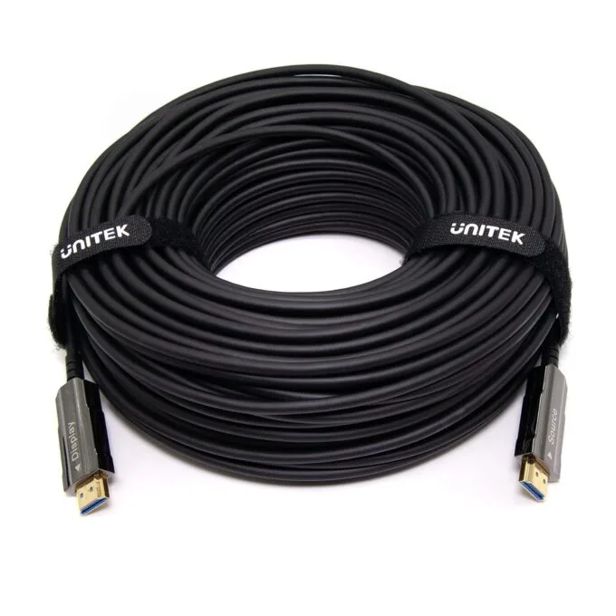 Unitek HDMI 2.0 optical cable AOC 4K 60Hz 50m black — image 13