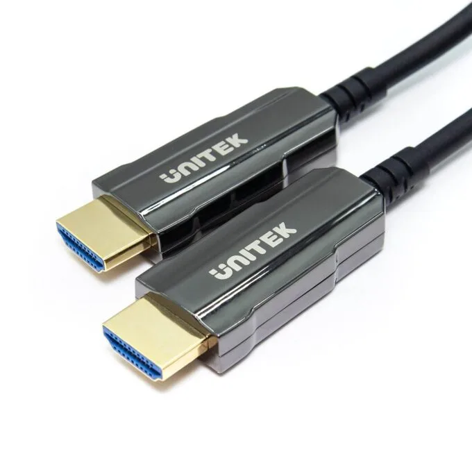 Unitek HDMI 2.0 optical cable AOC 4K 60Hz 50m black — image 5