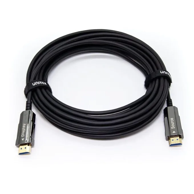 Unitek HDMI 2.0 optical cable AOC 4K 60Hz 50m black — image 7