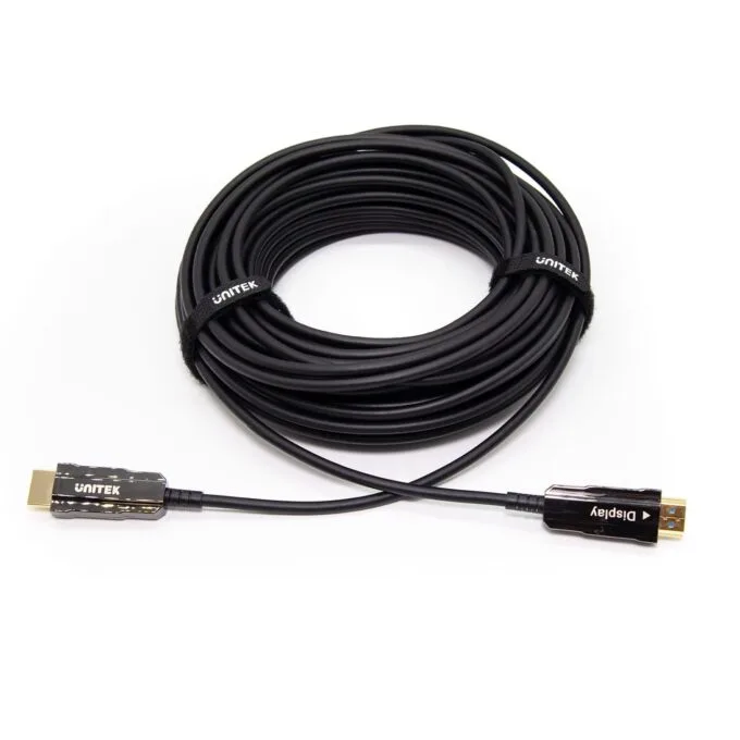 Unitek HDMI 2.0 optical cable AOC 4K 60Hz 50m black — image 8