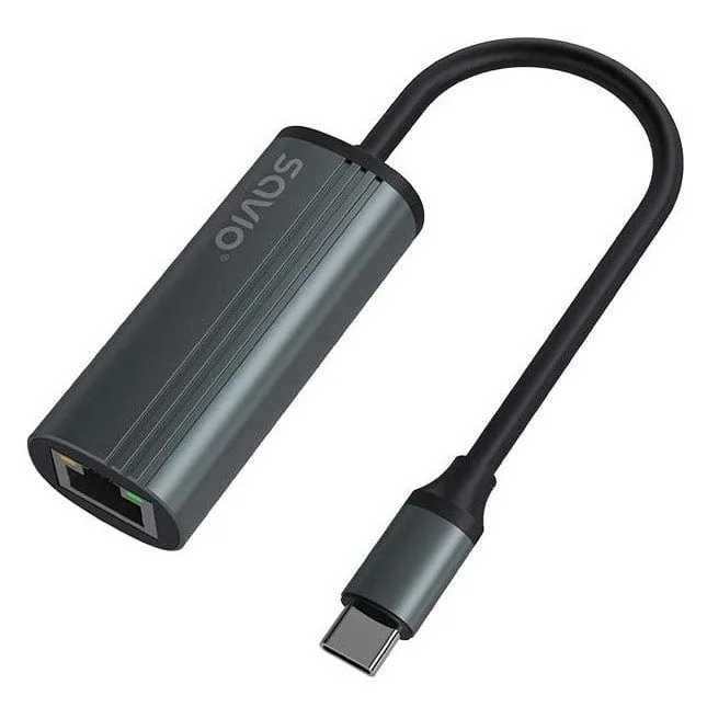 Savio AK-56 USB-C 3.1 GEN adapter 1 for RJ-45 Gigabit Ethernet — image 2