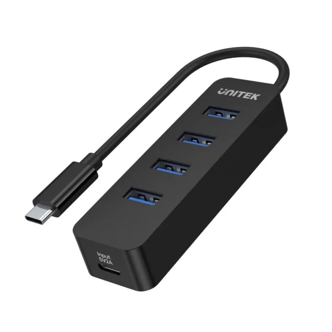 USB-C Hub Unit, 4 USB 3.0 ports, active, 10 W — image 1