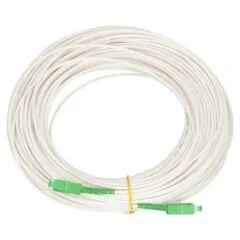 Extralink SC/APC-SC/APC | LSZH, Unimodal, Simplex, G.657A1, 3mm, 60m, white