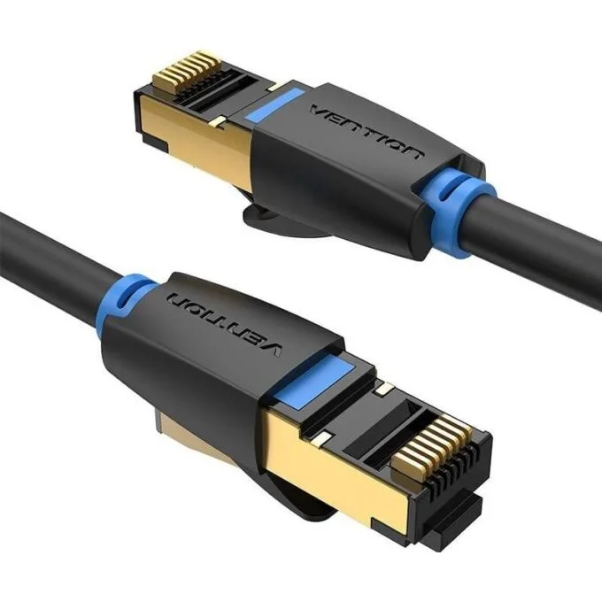 Vention S/FTP Cat.8 RJ45 Ethernet 8m black — image 2