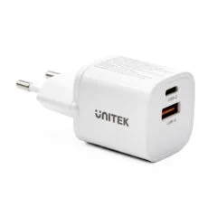 Unitek 1x USB-A 1x USB-C QC 33W white