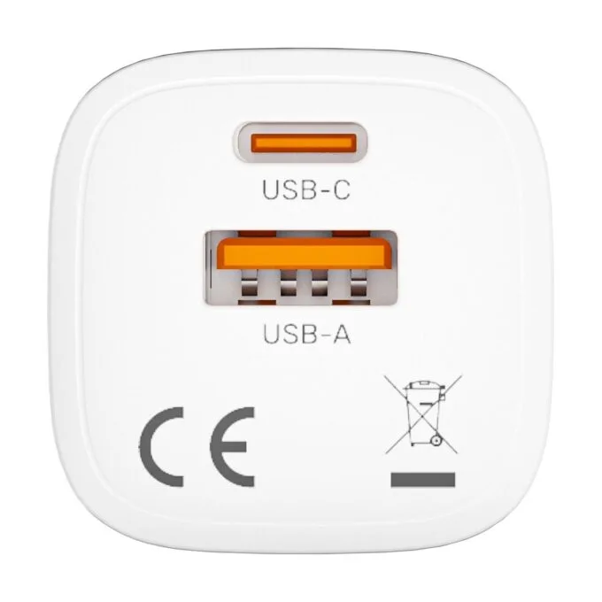 Unitek 1x USB-A 1x USB-C QC 33W white — image 8