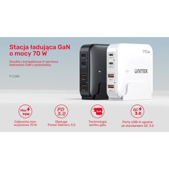 Unitek Gan 70W 2xUSB-A 2xUSB-C — image 14