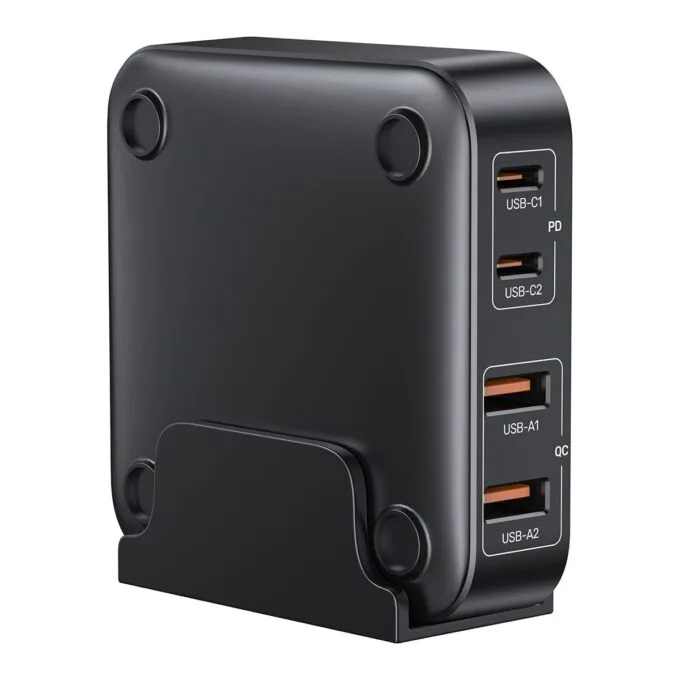 Unitek Desk Charger GAN 100W 2xUSB-A 2xUSB-C black — image 12