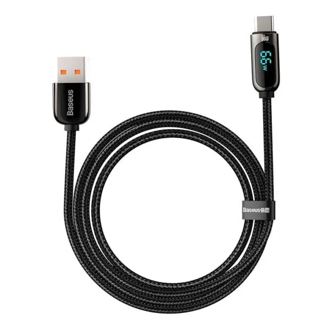 Baseus Display USB to USB-C, 66W, 1m (black) — image 2