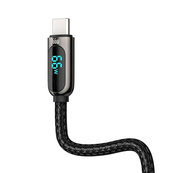 Baseus Display USB to USB-C, 66W, 1m (black) — image 4