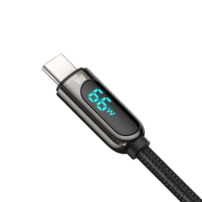 Baseus Display USB to USB-C, 66W, 1m (black) — image 5