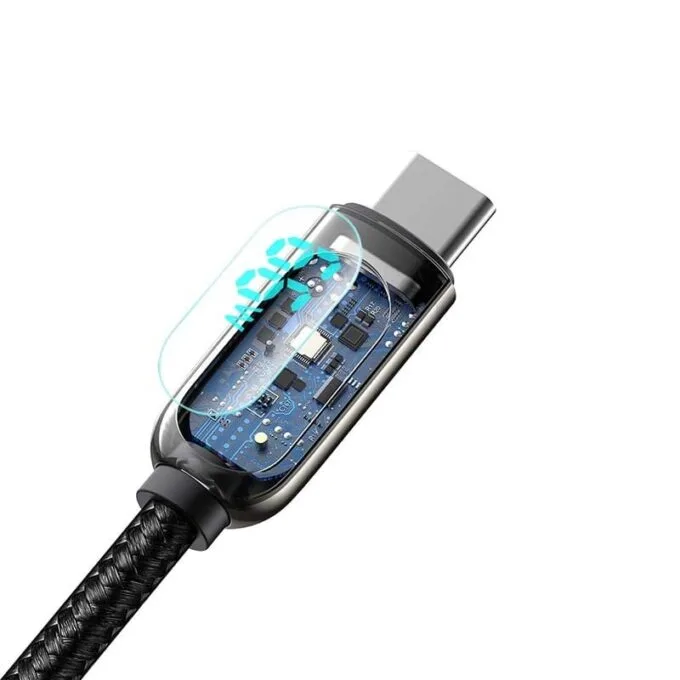 Baseus Display USB to USB-C, 66W, 1m (black) — image 6
