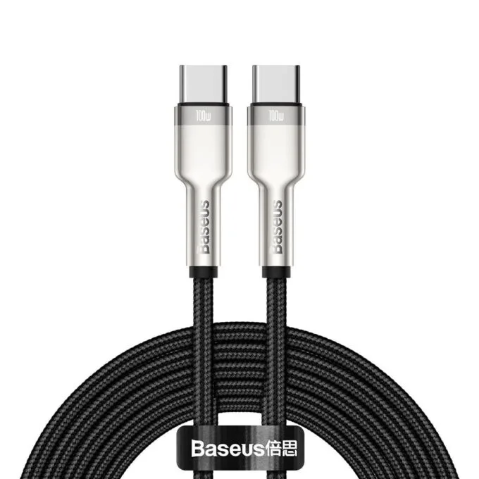 Baseus Cafule USB-C for USB-C, 100W, 2m (black) — image 1