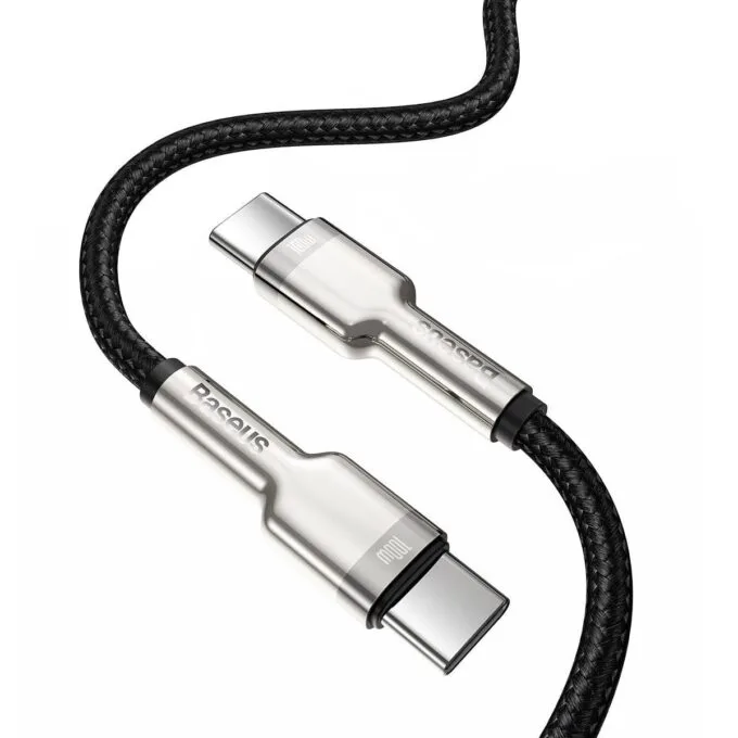 Baseus Cafule USB-C for USB-C, 100W, 2m (black) — image 4