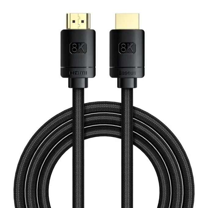 Baseus High Definition Series HDMI 2.1, 8K 60Hz, 3D, HDR, 48Gbps, 3m (black) — image 1