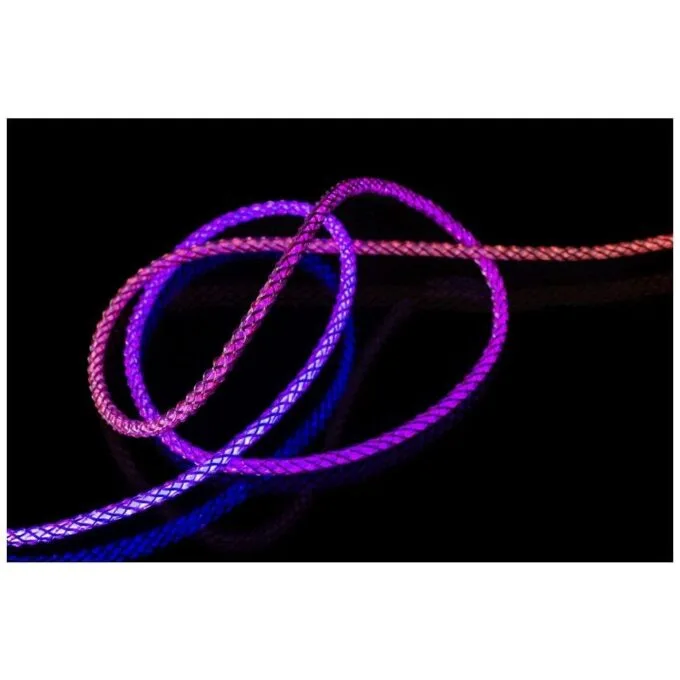 Fixed USB-C/USB-C and PD support, 1.2 m, 60 W, Rainbow — image 7