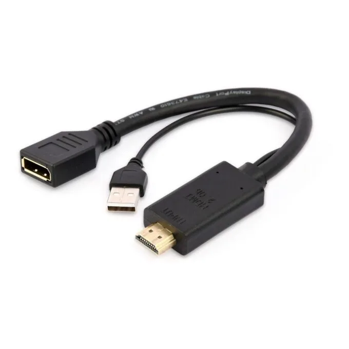 Gembird Active 4K HDMI adapter on DP — image 1
