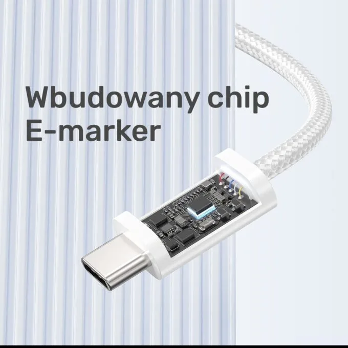 Unitek Cable magnetically rolled USB C PD 100W beige 1m — image 10