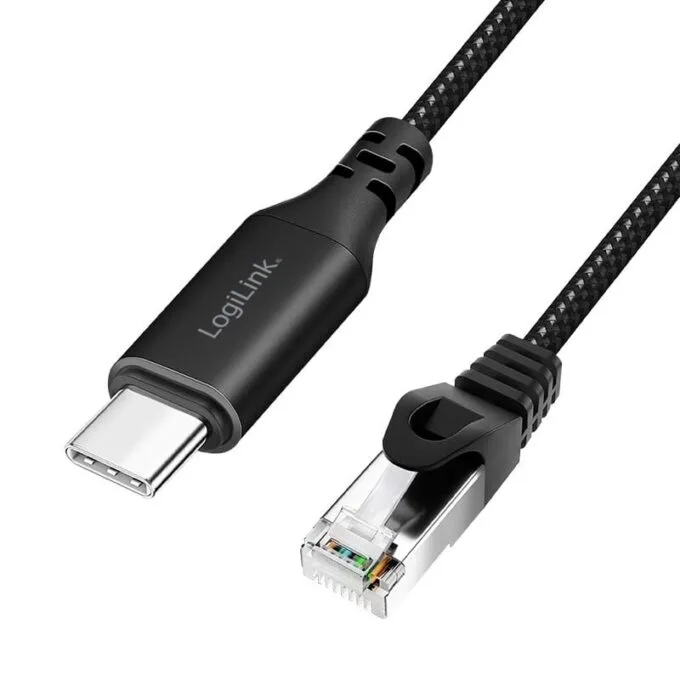 LogiLink USB 3.2 type C - RJ45 1.5m — image 1