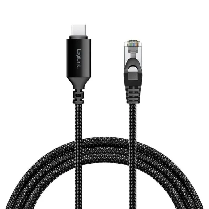 LogiLink USB 3.2 type C - RJ45 2.0m — image 2