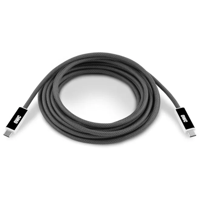 OWC Thunderbolt 4 USB4 3.0m optical black — image 1