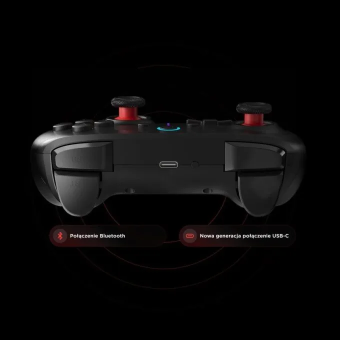 Rampage Hydra Pro Pad Wireless RGB 2.4G Hall, Magnetic Drains Black — image 13