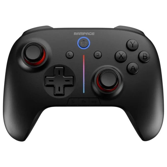 Rampage Hydra Pro Pad Wireless RGB 2.4G Hall, Magnetic Drains Black — image 6